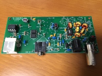 A photo of the new SoftRock receiver board (top)
